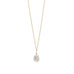 16" 14 Karat Gold Birthstone Necklace (January-December)