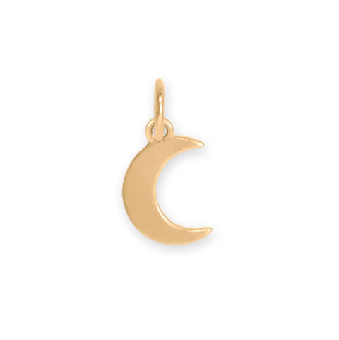 14 Karat Gold Moon Charm