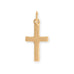 14 Karat Gold Tiny Cross Charm