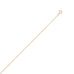 14 Karat Gold Rope Pendant Chain