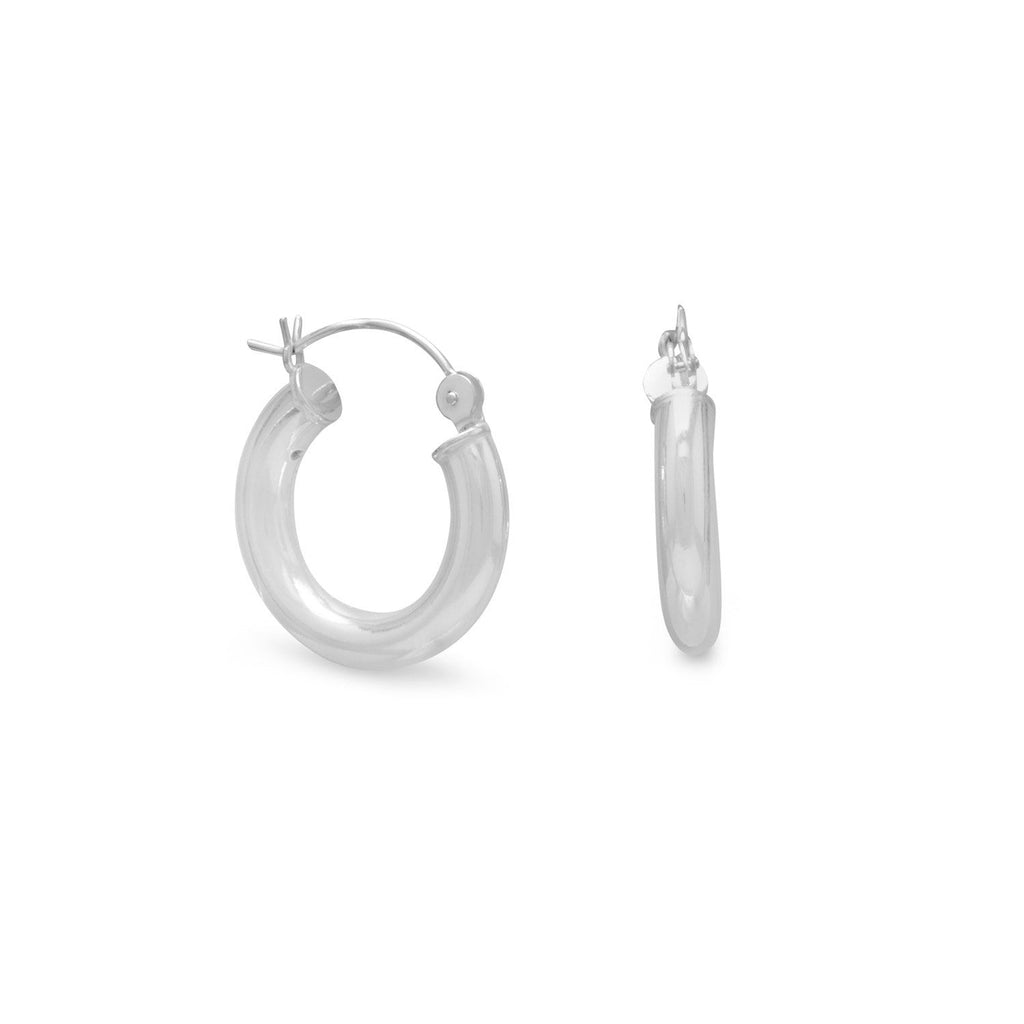 4mm x 20mm Click Hoop Earrings