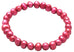 Red Cultured Freshwater Pearl Stretch Bracelet