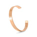 9.9mm Hammered Solid Copper Cuff - Matador Diamond