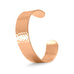 19mm Hammered Solid Copper Cuff Bracelet - Matador Diamond