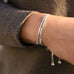 Silver Bar Friendship Bolo Bracelet - Matador Diamond