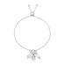 Blue Safety Pin Charm - Matador Diamond