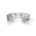 Rhodium Plated 8 Row Cuff