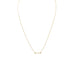 16" + 2" 14 Karat Gold Plated Arrow Design Necklace