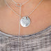 Polished Round Engravable Disk Necklace - Matador Diamond