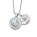 Roman Glass and Cut Out Cross Charm Necklace - Matador Diamond