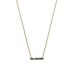 14 Karat Gold Plated Diamond Chip Necklace