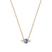 14 Karat Gold Plated Mini CZ Planet Necklace - Matador Diamond