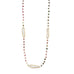 24" 14 Karat Gold Plated Tourmaline and Cultured Freshwater Pearl Necklace