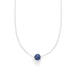 16" + 2" Floating Lapis Bead Necklace