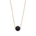 16" + 2" Gold Filled Black Onyx Necklace