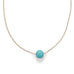 16" + 2" Gold Filled Magnesite Necklace - Matador Diamond