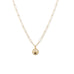 21" 14 Karat Gold Plated Paperclip Chain Necklace - Matador Diamond