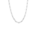 21" Rhodium Plated Paperclip Chain Necklace