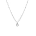 21" Rhodium Plated Paperclip Chain Necklace - Matador Diamond