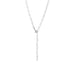 21" Rhodium Plated Paperclip Chain Necklace