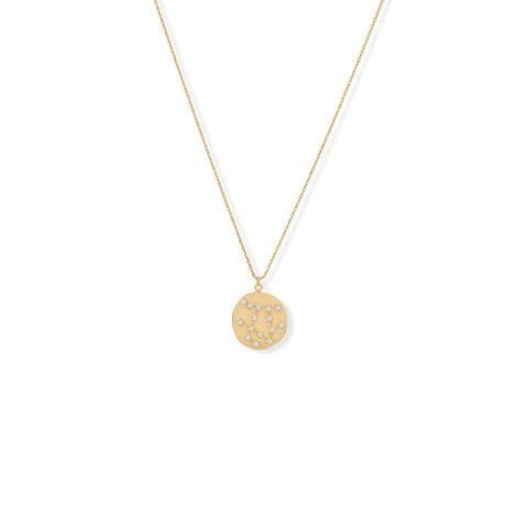 Cosmic Constellations! 16" + 2" Gemini Coin Necklace