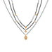 15" + 2" Citrine, Black Spinel and Labradorite Necklace - Matador Diamond