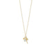 26" + 2" 14 Karat Gold Plated Charm Drop Necklace