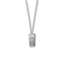 16" + 2" Pave CZ Heart "MOM" Necklace