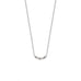 16" + 2" Rhodium Plated Polki Diamond Necklace