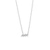 16" Rhodium Plated CZ Zodiac Symbol Necklace (All Signs)