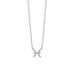 16" Rhodium Plated CZ Zodiac Symbol Necklace (All Signs)