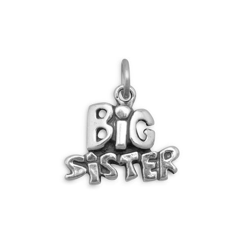 Oxidized "Big Sister" Charm