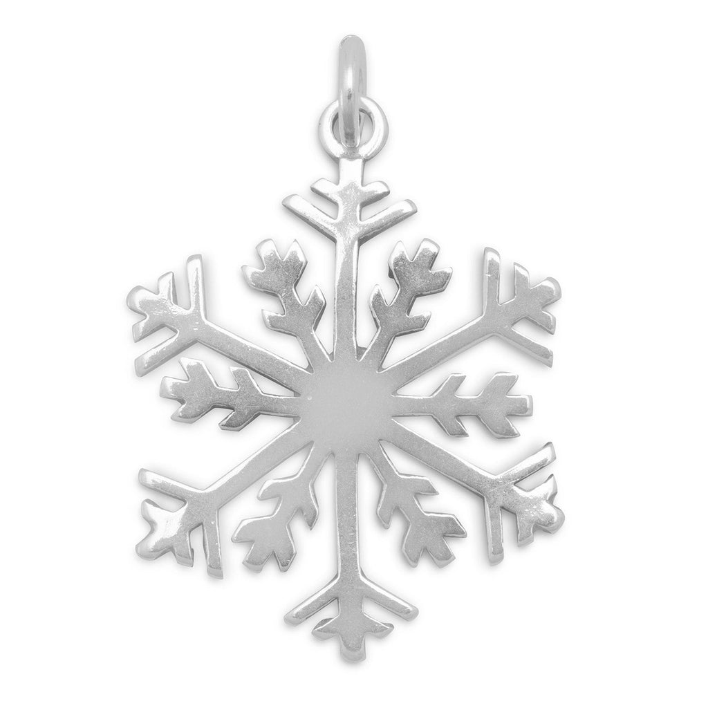 Polished Snowflake Pendant