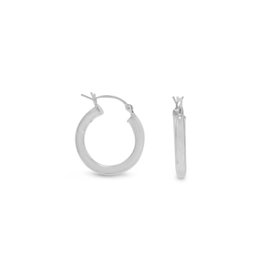 3mm x 20mm Click Hoop Earrings