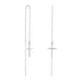 Cross Threader Earrings