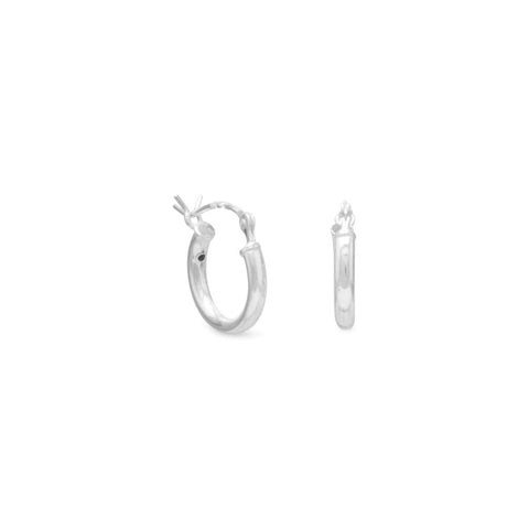 2mm x 12mm Click Hoop Earrings