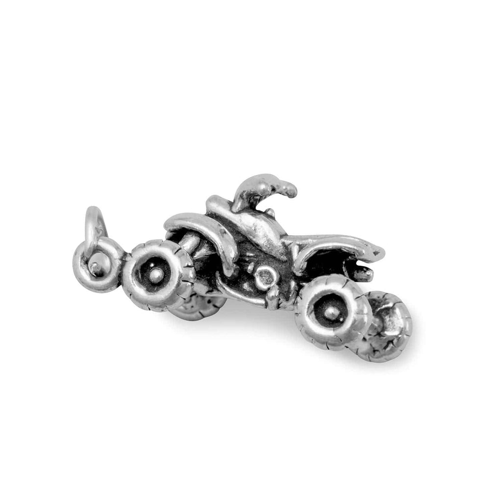 Oxidized 3D Four-Wheeler Charm