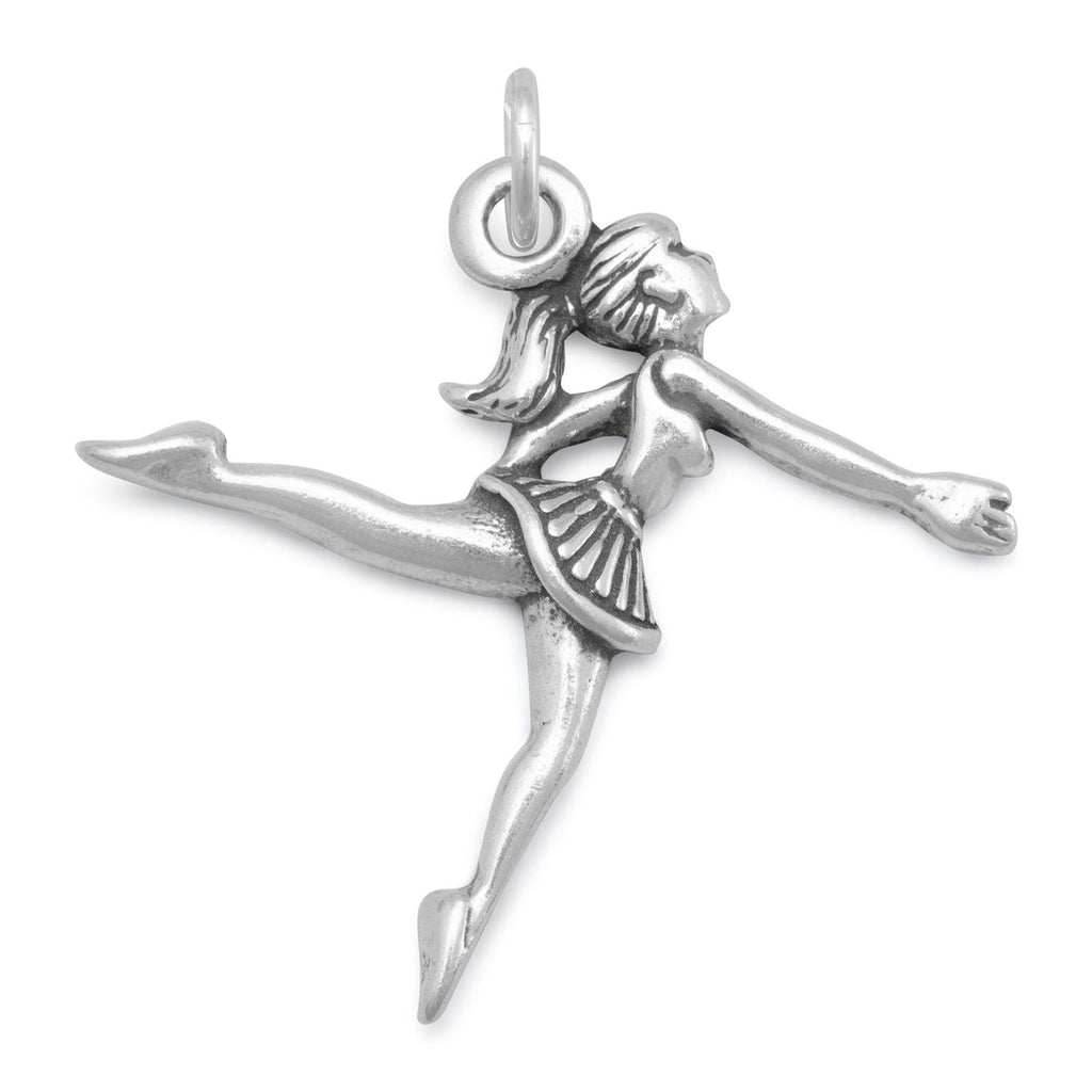 Oxidized Dancer with Ponytail Charm