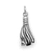 Oxidized 3D Graduation Tassel Charm