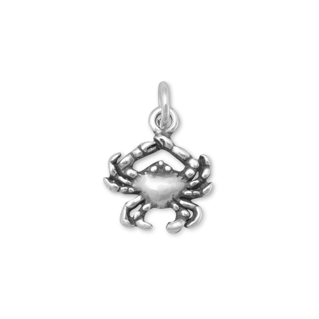 Oxidized 3D Cute Crustacean! Crab Charm