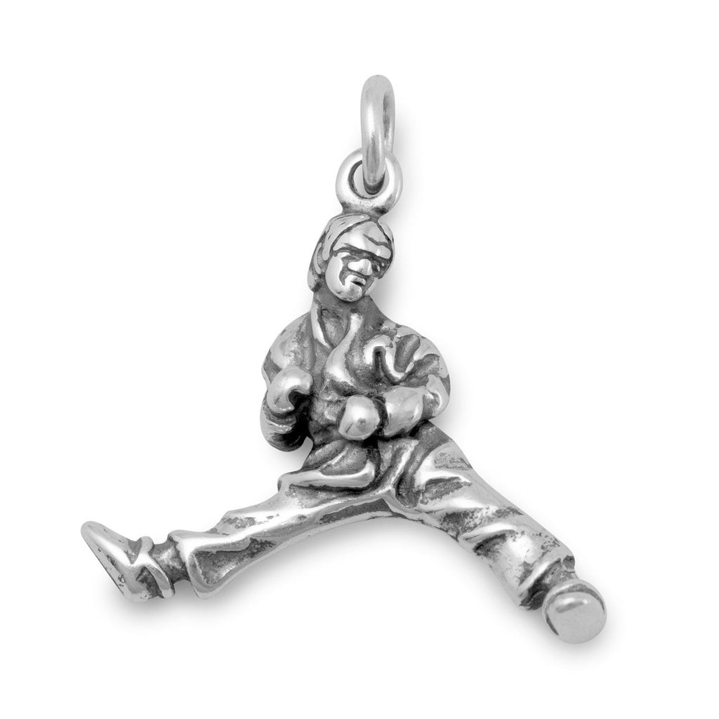 Oxidized 3D Martial Arts Charm