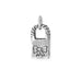 Oxidized 3D "Love to Shop" Reversible Bag Charm - Matador Diamond