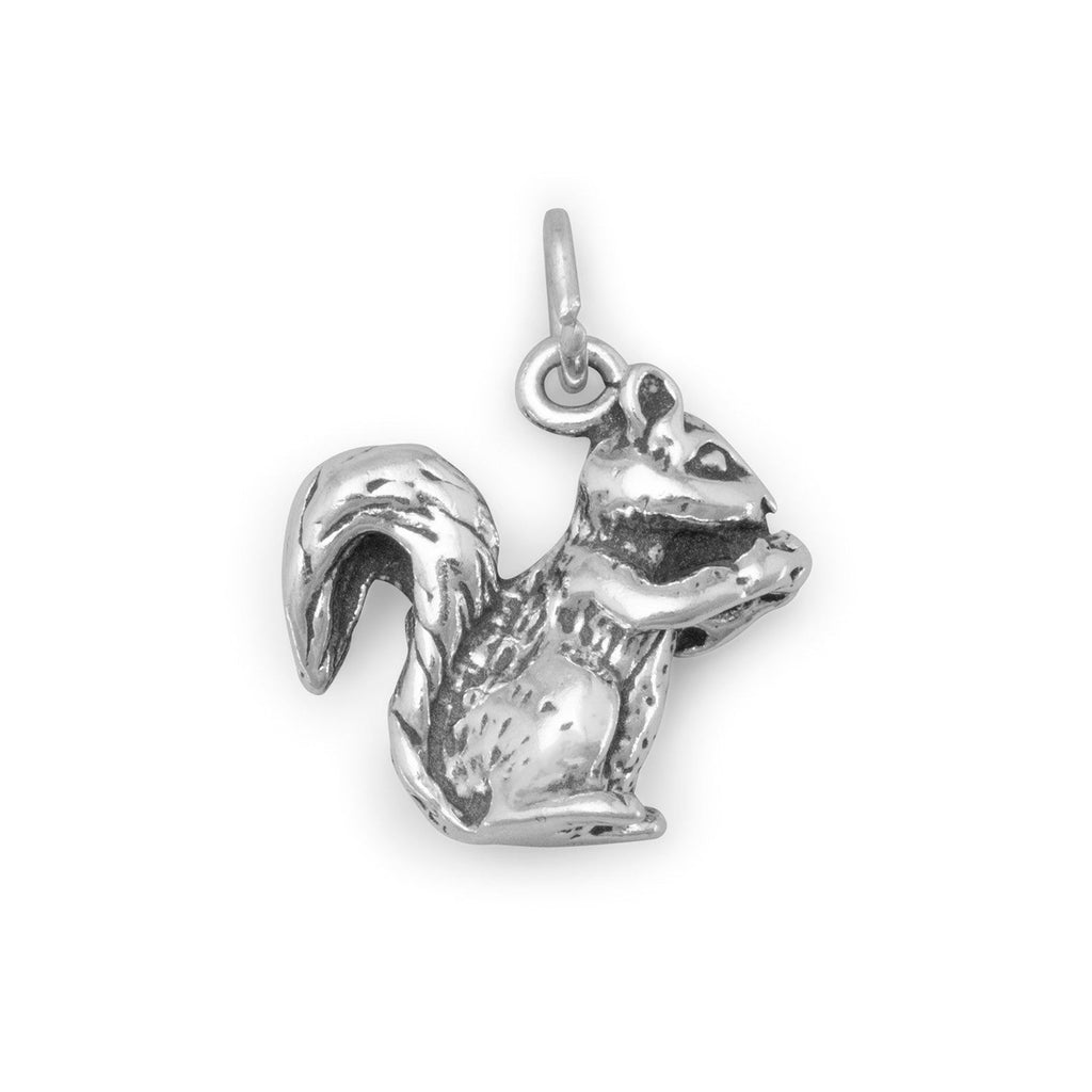 Oxidized 3D Squirrel Charm