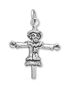 Oxidized 3D Scarecrow Charm