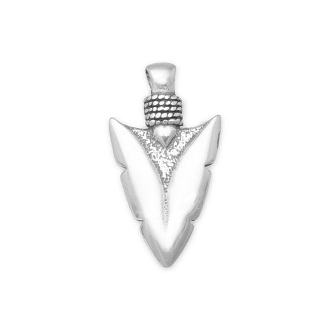 Oxidized Arrowhead Pendant