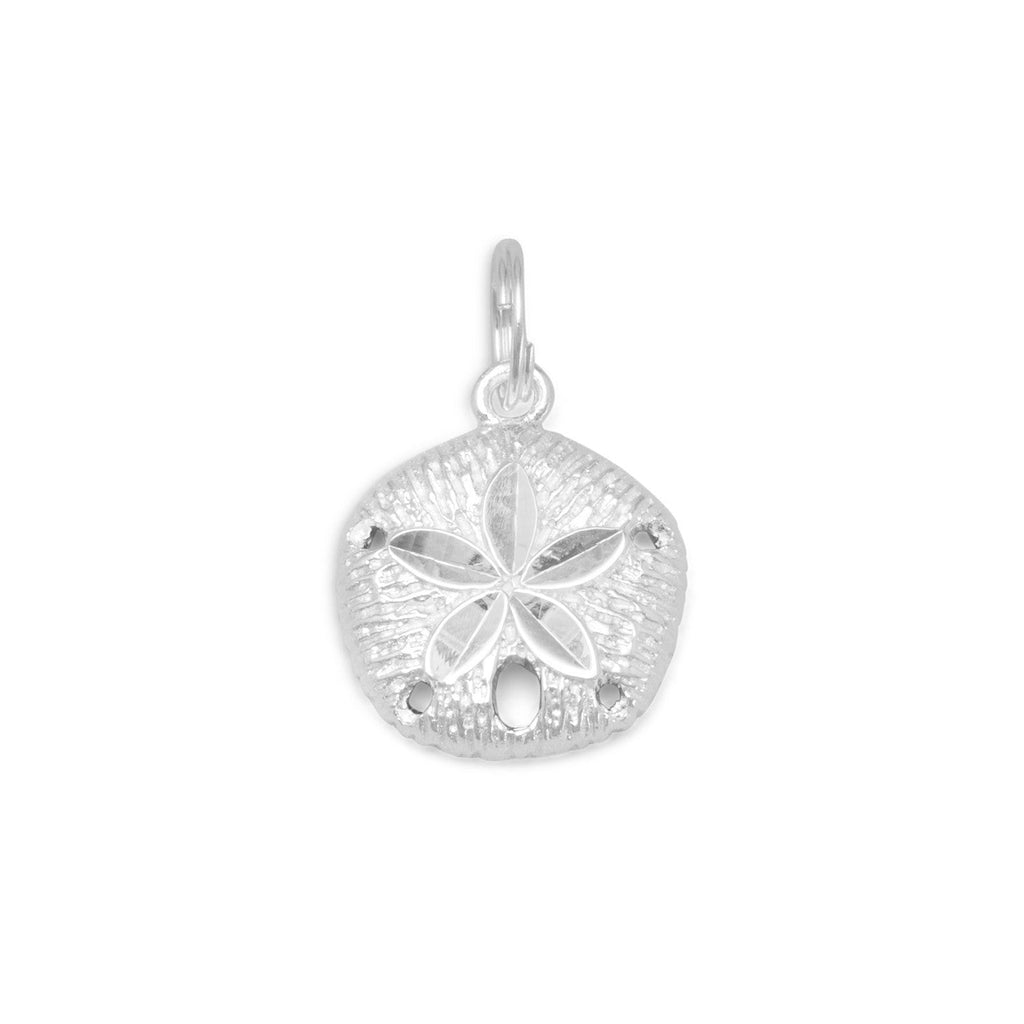 Diamond Cut Sand Dollar Charm