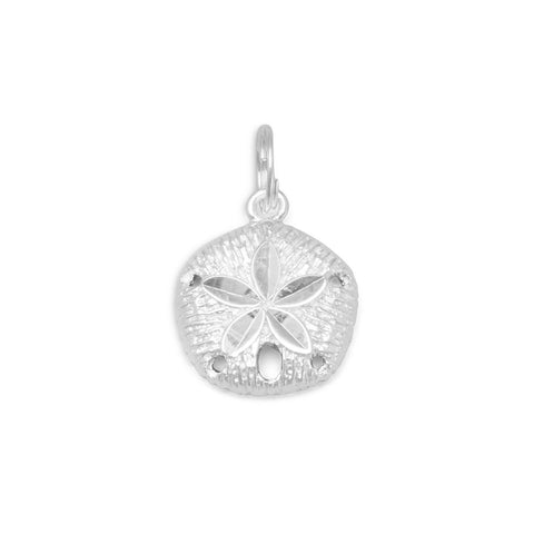 Diamond Cut Sand Dollar Charm