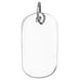 Engravable Small Dog Tag Pendant