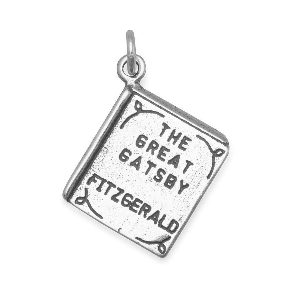 Oxidized The Great Gatsby Book Charm