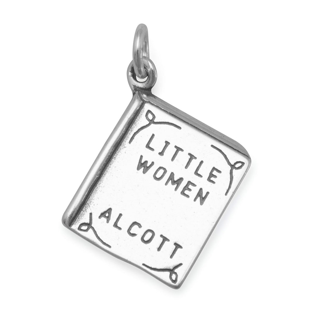 Oxidized Little Women Book Charm